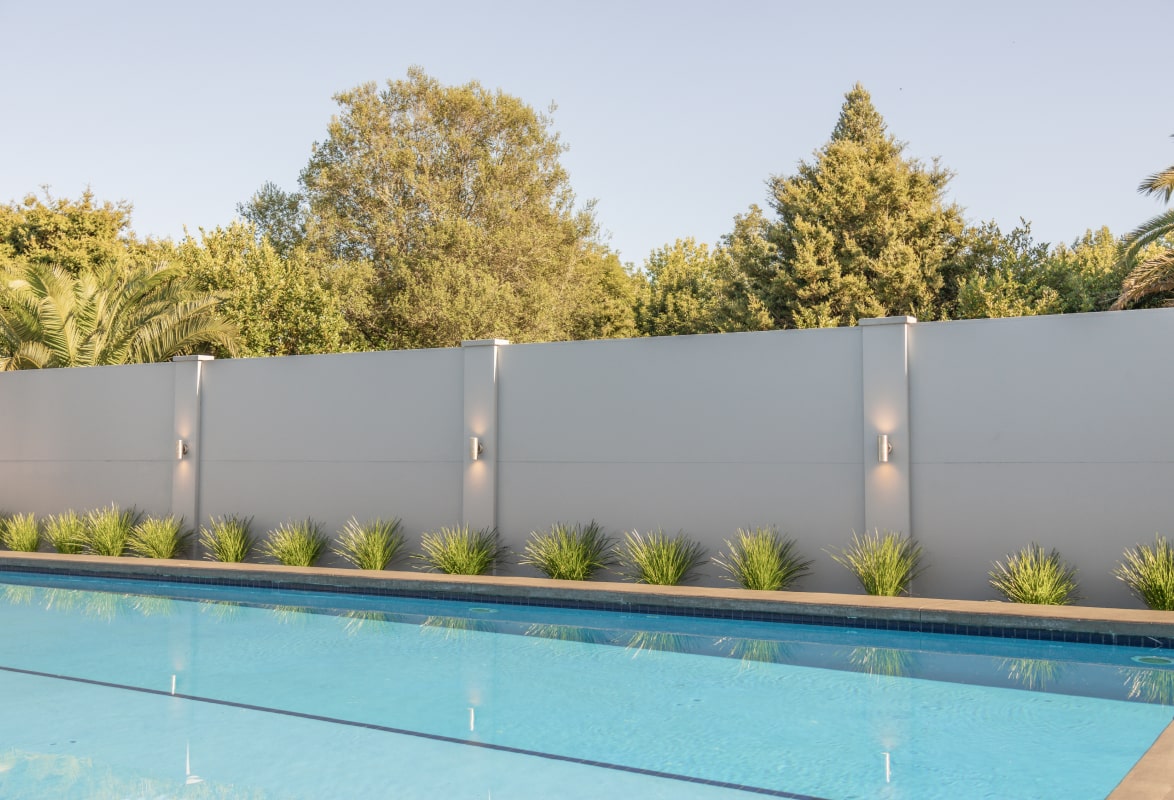 Solid Wall Pool Fencing