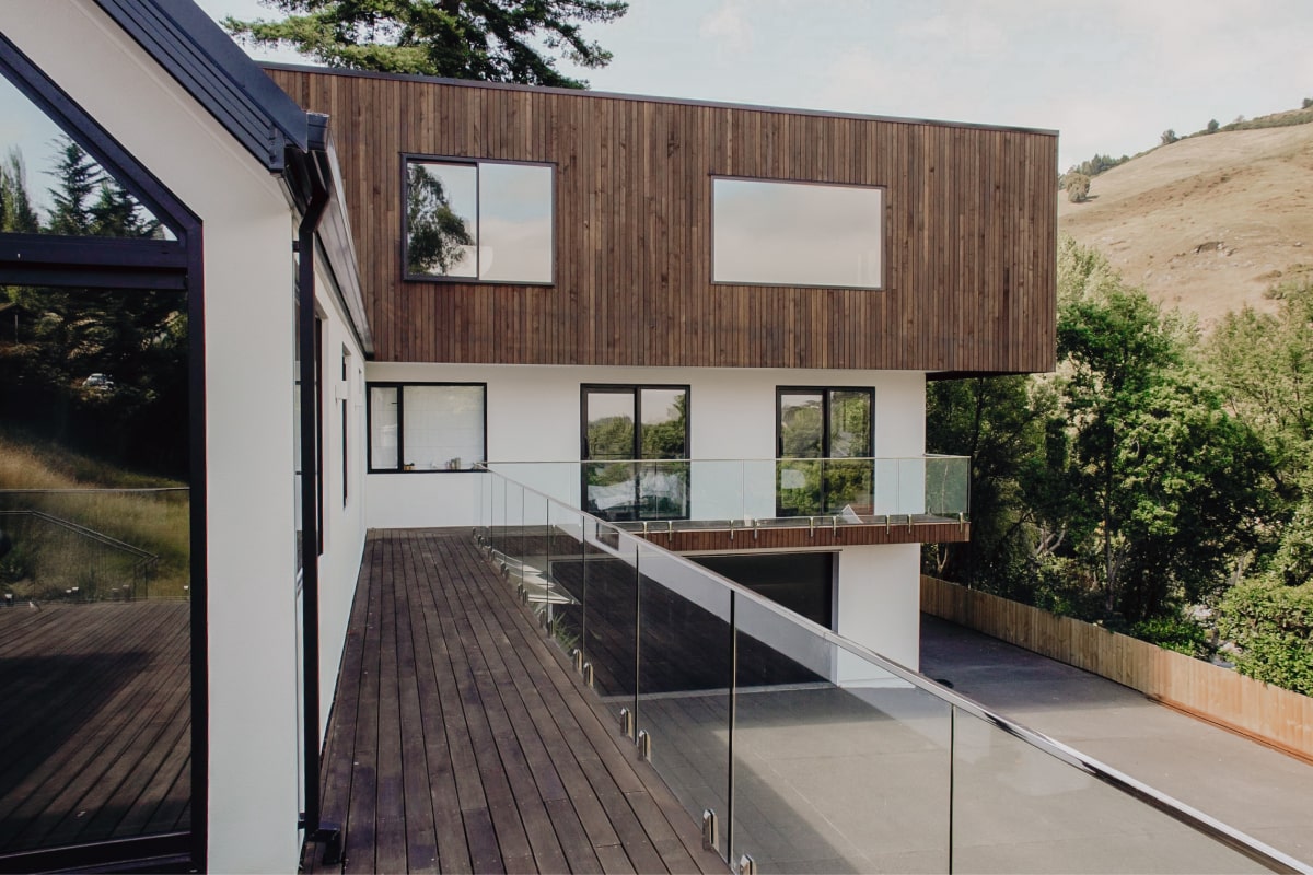 Glass wall on Balcony